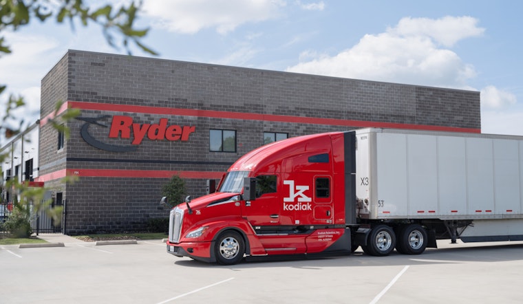 Driverless Trucks Rev Up in Houston, Kodiak Robotics and Ryder Launch Autonomous Truckport