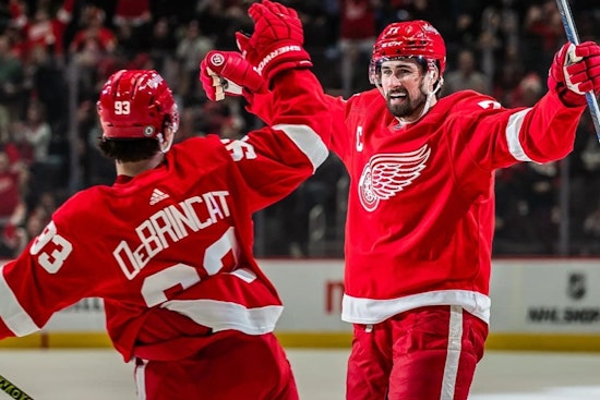 Dylan Larkin Nets 200th Career Goal as Red Wings Triumph Over Golden Knights 5-2 in Detroit