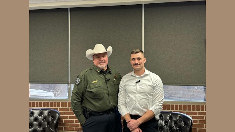 Ellis County Sheriff's Office Swears In New Deputy from Navarro College Police Academy