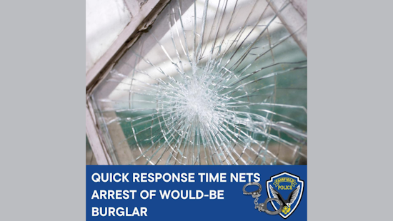 Fairfield Police Nab Suspected Burglar In the Act, Highlight Need for Vigilance
