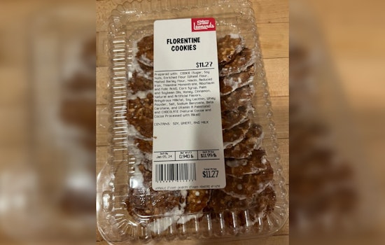 Fatal Allergic Reaction to Mislabeled Cookies Prompts Recall, Connecticut DCP Investigates