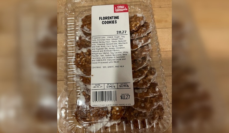 Fatal Allergic Reaction to Mislabeled Cookies Prompts Recall, Connecticut DCP Investigates