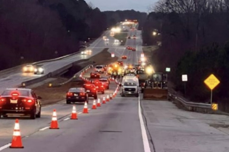 Fayette County Drivers Experience Delays as Highway 85 Lane Closes Following Water Main Break Damage