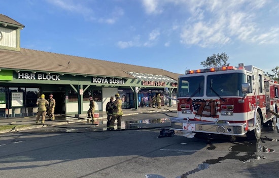 Firefighters Quell Blaze at Fontana Strip Mall, Save Multiple Businesses