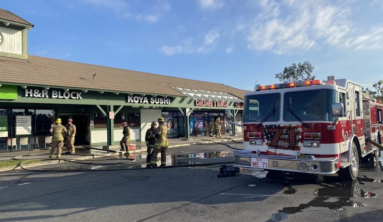 Firefighters Quell Blaze at Fontana Strip Mall, Save Multiple Businesses