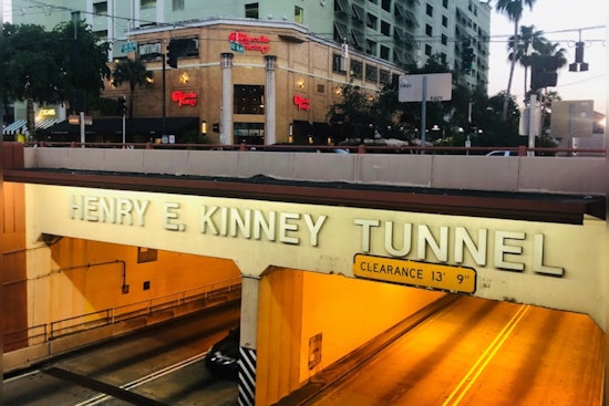 Fort Lauderdale's Henry E. Kinney Tunnel Closes for Upgrades, Commuters Advised on Detours