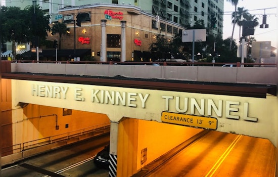 Fort Lauderdale's Henry E. Kinney Tunnel Closes for Upgrades, Commuters Advised on Detours