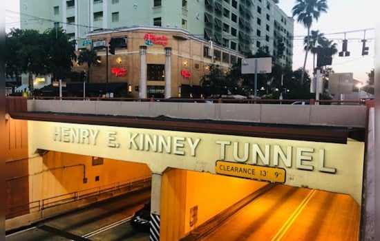 Fort Lauderdale's Henry E. Kinney Tunnel to Close for Upgrades, Detours Loom for Motorists