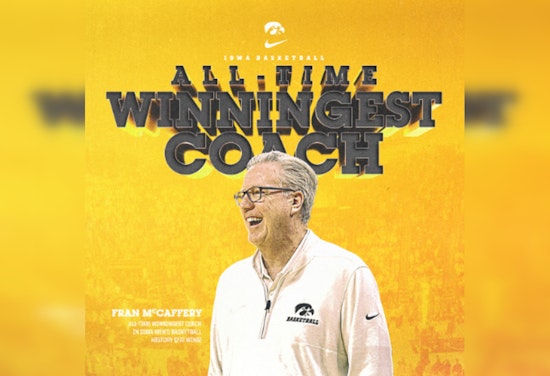 Fran McCaffery Becomes Iowa's Winningest Coach in Historic Victory Over Minnesota