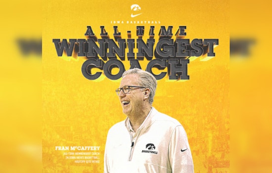 Fran McCaffery Becomes Iowa's Winningest Coach in Historic Victory Over Minnesota