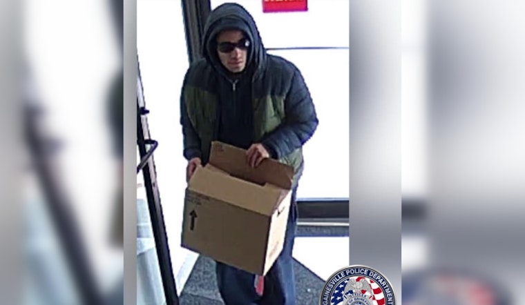 Gainesville Police Seek Suspect in Wells Fargo Bank Robbery on Browns Bridge Road