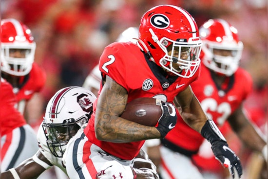 Georgia's Rushing Stars Daijun Edwards and Kendall Milton Set Sights on NFL Draft