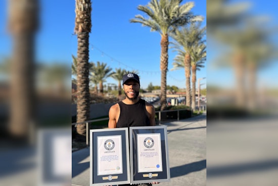 Glendale Basketball Trickster Jeremy Ware achieves two Guinness World Records, and record crowds attend the Adelaide International