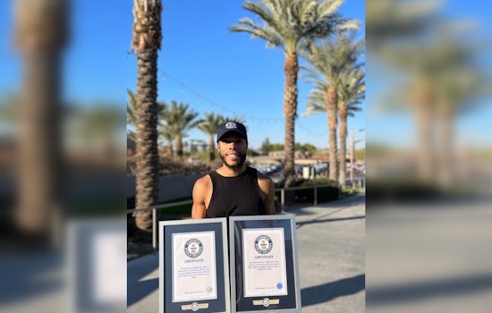 Glendale Basketball Trickster Jeremy Ware achieves two Guinness World Records, and record crowds attend the Adelaide International