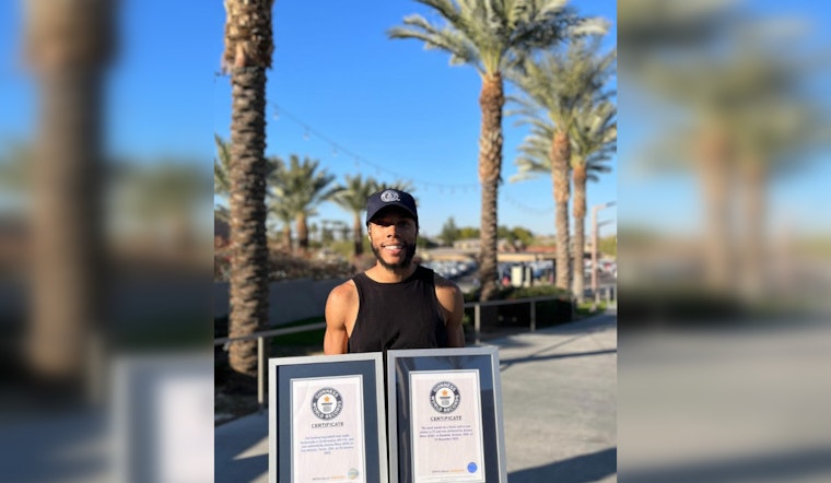 Glendale Basketball Trickster Jeremy Ware achieves two Guinness World Records, and record crowds attend the Adelaide International