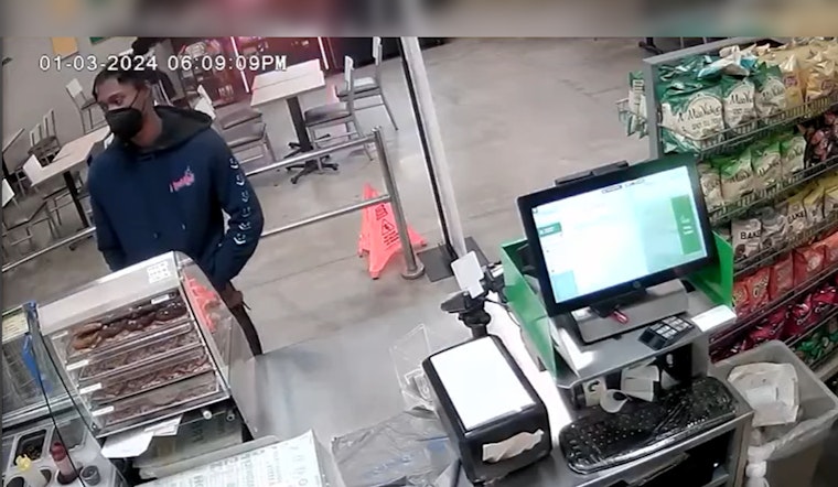 Gwinnett County Suspect in 'Kool-Aid' Sweatshirt Sought for Car Break-In, Credit Card Fraud in Duluth