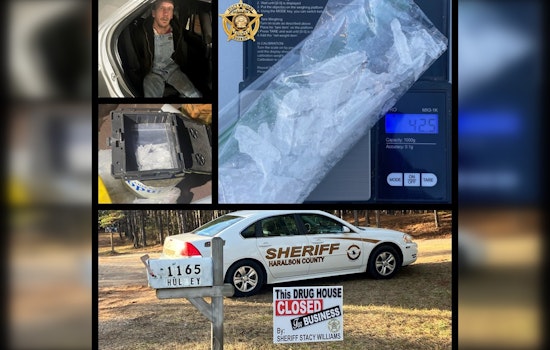 Haralson County Traffic Stop Leads to Discovery of Crossbow and Meth, Suspect Detained