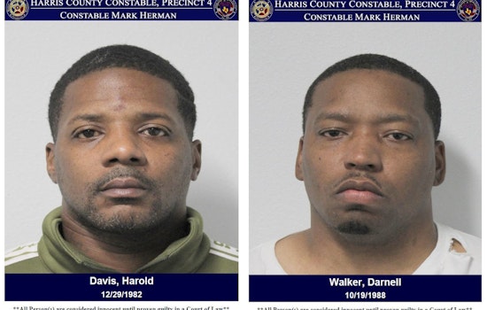 Harris County Constables Apprehend Two Suspected Gym Parking Lot Burglars in Swift Operation