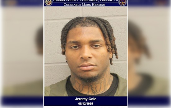Harris County Traffic Stop Unveils Stolen Vehicle and Felony Warrant, Suspect Jeremy Cole Arrested