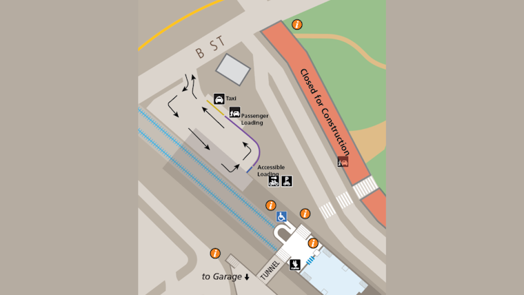 Hayward Station Passenger Loading Zone Closed for Repaving, BART Maps Detour for Commuters