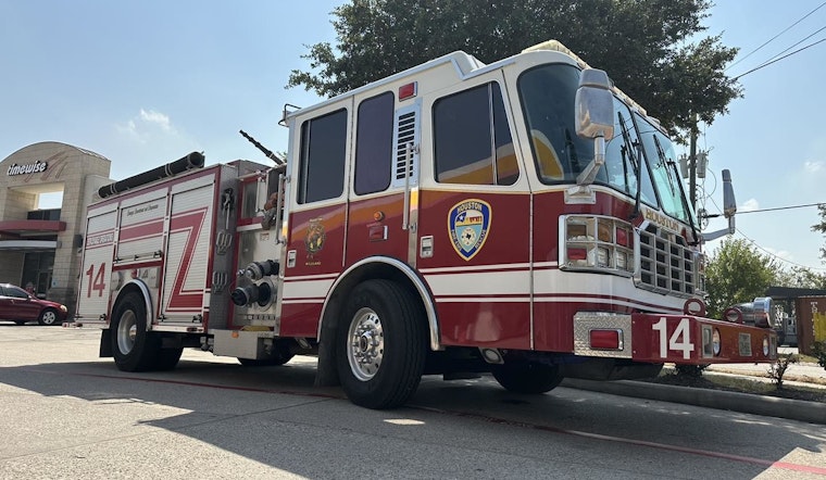 Houston Fire Department Quickly Extinguishes Truck Yard Blaze Caused by Lightning, No Injuries Reported
