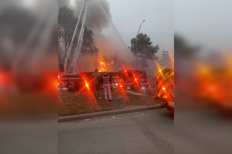 Houston Firefighters Tackle Blazing Apartment Fire on Greens Road with No Injuries Reported