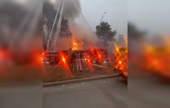 Houston Firefighters Tackle Blazing Apartment Fire on Greens Road with No Injuries Reported