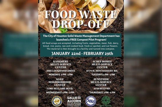 Houston Launches New Food Waste Drop-Off Program to Bolster Citywide Recycling Efforts