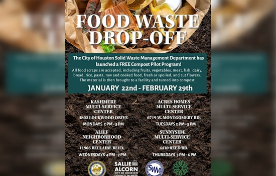 Houston Launches New Food Waste Drop-Off Program to Bolster Citywide Recycling Efforts