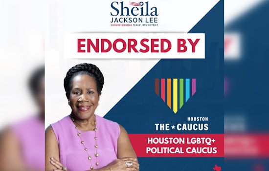 Houston LGBTQ+ Political Caucus Endorses Sheila Jackson Lee Amid Campaign Challenges