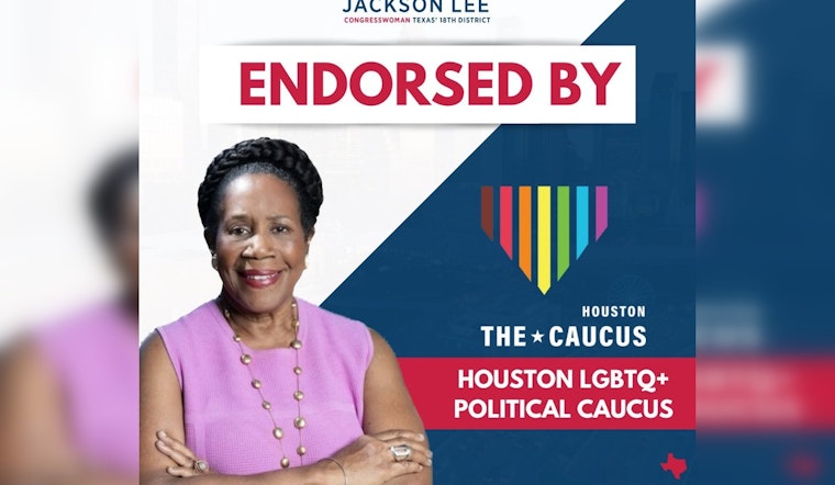 Houston LGBTQ+ Political Caucus Endorses Sheila Jackson Lee Amid Campaign Challenges