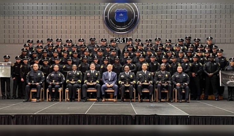 Houston Welcomes 76 New Officers as Mayor Whitmire and Police Chief Finner Celebrate Cadet Class #261