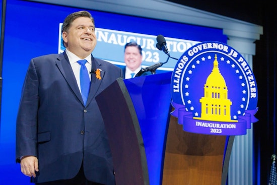 Illinois Governor Pritzker Defends Biden Amid Low Poll Ratings, Criticizes GOP Rivals as 2024 Presidential Race Looms