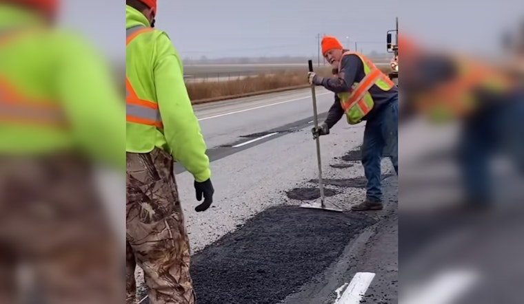 Illinois' IDOT Ramps Up Pothole Repair Operations, Motorists Advised to Exercise Caution in Springfield