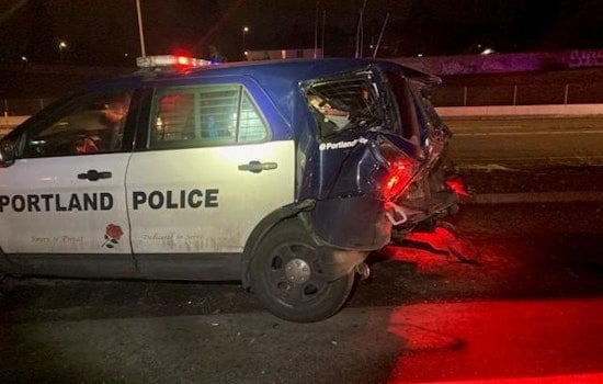 Portland Officers Injured as Alleged Drunk Driver Causes Crash on I-205