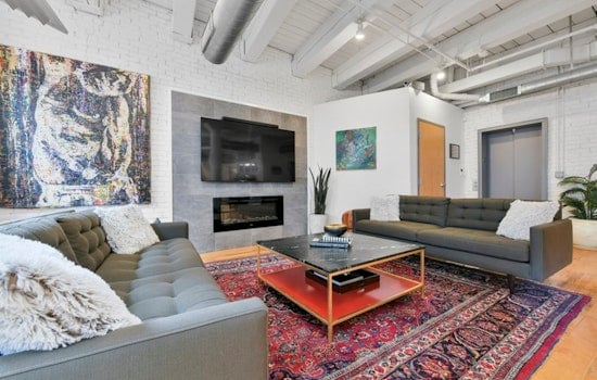 Industrial-Chic Four-Bedroom Condo Lists for $2.995 Million in Boston's Leather District