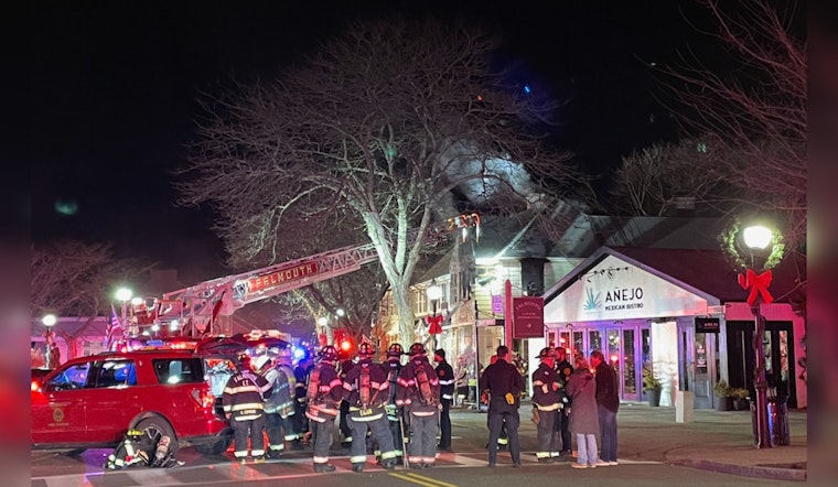 Injuries and Damage as Fire Ravages Historic Main Street Building in Falmouth on New Year's Day