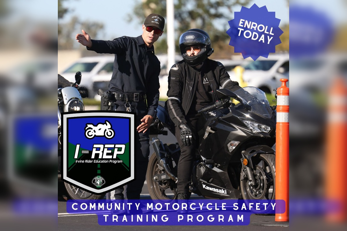 Irvine PD to Kickstart Motorcycle Safety Training for Local Riders at