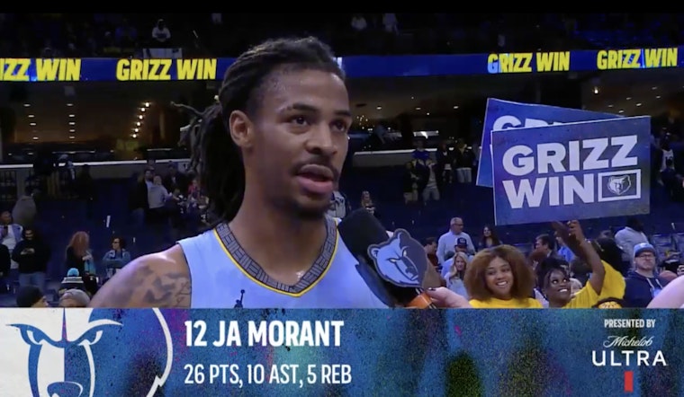 Ja Morant Ignites Memphis Grizzlies with 26 Points to Triumph Over San Antonio Spurs 106-98
