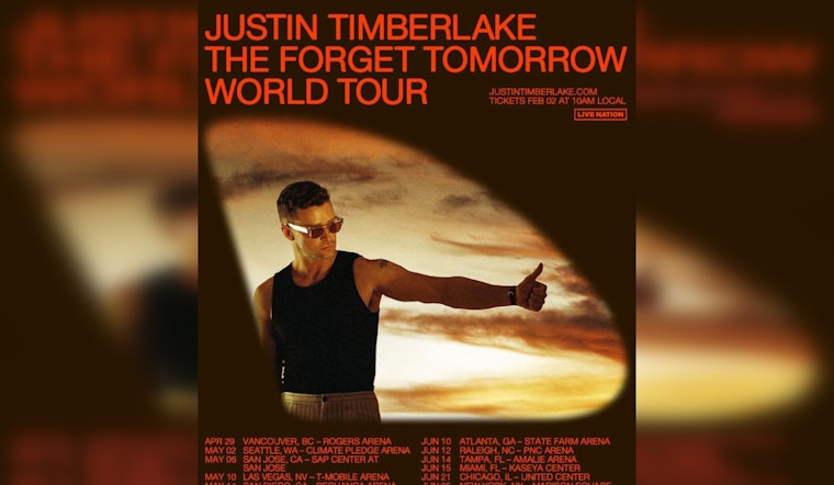 Justin Timberlake to Electrify San Antonio with Return to the Stage at Frost Bank Center
