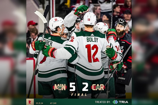 Kirill Kaprizov Nets Hat Trick for Minnesota Wild in Thrilling 5-2 Win over Carolina Hurricanes
