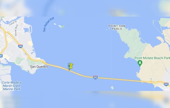 Lane Closures Scheduled on Richmond/San Rafael Bridge for Pothole Repairs