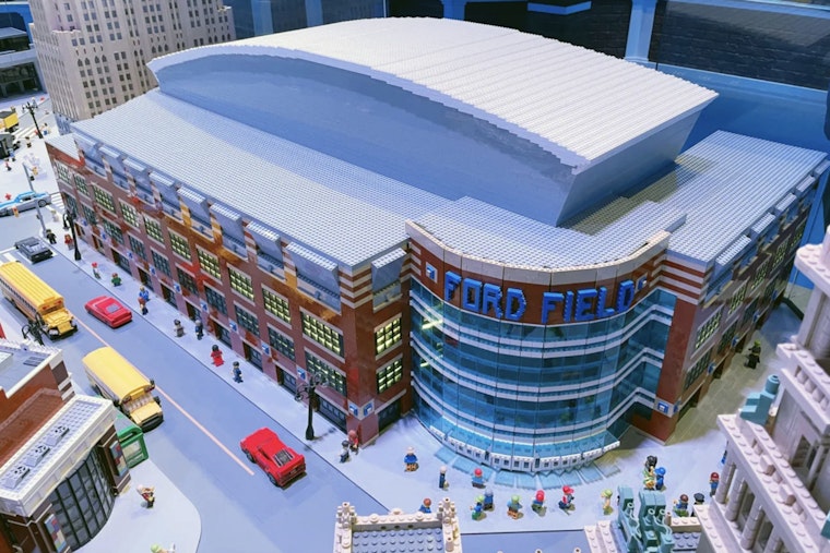 LEGOLAND Discovery Center in Auburn Hills Unveils Miniature LEGO Spectacle of Detroit Lions' Ford Field