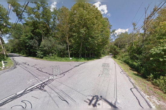 Log-Laden Dump Truck Rollover Snarls Traffic on Turkey Hill Road in West Newbury