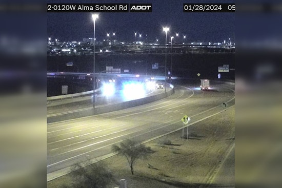 Loop 202 Eastbound Closure in Mesa Due to Unspecified Law Enforcement Activity Causes Traffic Delays