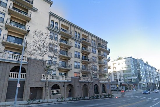 Los Angeles Fire Department Battles Blaze in Vacant Westlake Office Building