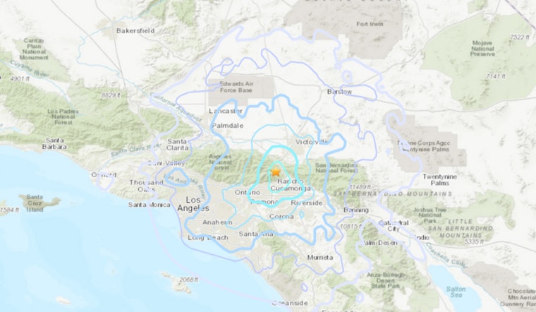 Magnitude-4.2 Earthquake Near Lytle Creek Felt Across Southern California; No Damage Reported
