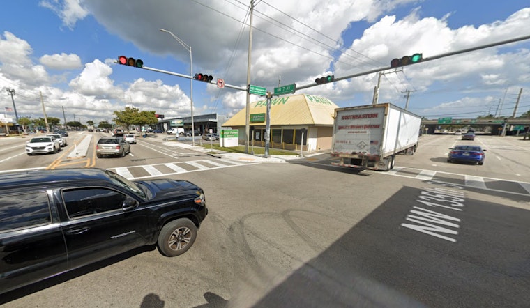 Man Killed in Collision Between Car and Motorcycle in Northwest Miami-Dade