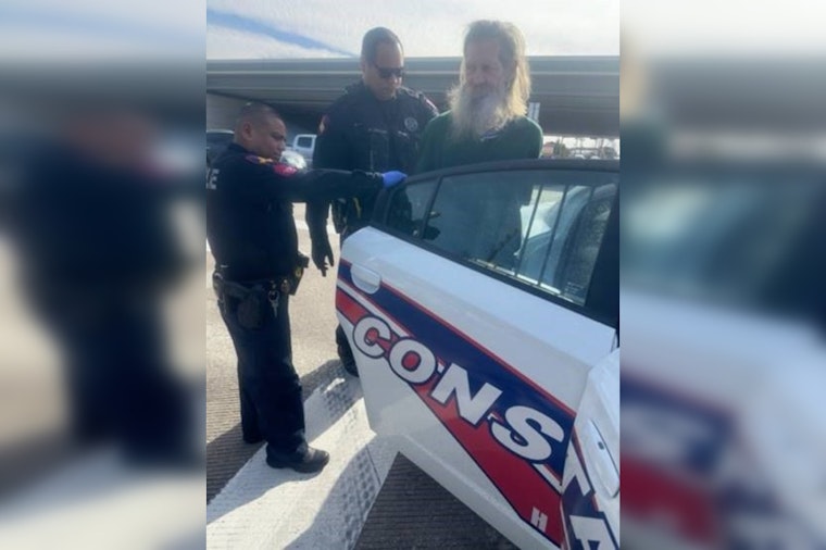 Man Rescued from Northwest Freeway Traffic by Deputies, Found to Have Nine Outstanding Warrants