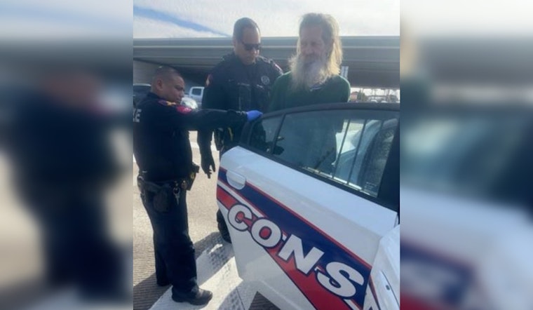 Man Rescued from Northwest Freeway Traffic by Deputies, Found to Have Nine Outstanding Warrants
